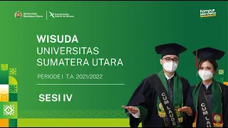 Wisuda Universitas Sumatera Utara Periode 1 T.A 2021/2022 Sesi 4, Selasa 23 November 2021