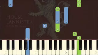 Game of Thrones - Rains of Castamere Piano Tutorial