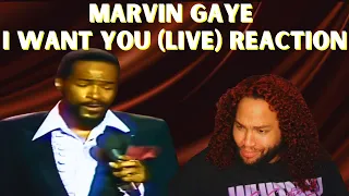 Marvin Gaye I Want You Live Reaction