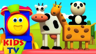 Bob el tren - Aprender los animales | Videos para bebes | Kids TV Español | Canciones Infantiles