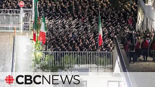 Fascist salutes at Rome far-right rally spark outrage