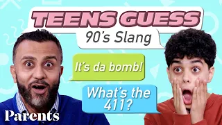 Parents Guess Teen Slang & Teens Guess 90's Slang | Kidsplaining | Parents