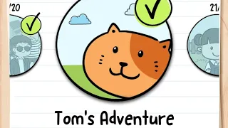 Brain test 2 TOM'S ADVENTURE All Levels 1-26 solution walkthrough (android/iOS) updated 2021