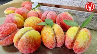 Creamy Filled Walnut Cookies - Peaches