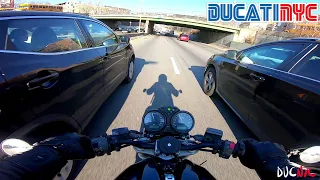 so YOU want to ride a MOTORBICYCLE?! - definitive guide with Ducati NYC Vlog + his Monster v1404