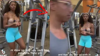 Man IGNORES Attention Seeking Gym Tik Toker