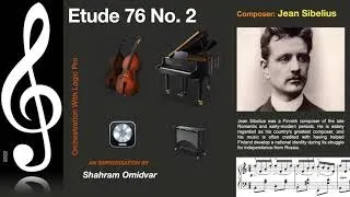 Etude op  76 no 2 Jean Sibelius - Orchestration of great music using Logic Pro.