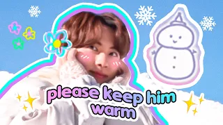 jin is not a fan of winter ❄️🚫