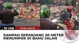 Miris! Tumpukan Sampah di Cipondoh “Makan” Bahu Jalan | tvOne Minute