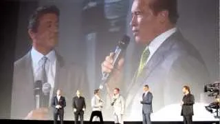 Arnold Speech @ Avant Premiere Expendables 2 Grand Rex Paris 2012