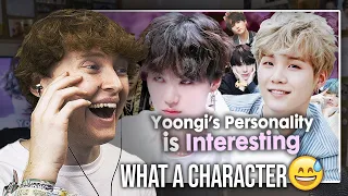 WHAT A CHARACTER! (yoongi's personality is in fact, very interesting | Reaction)