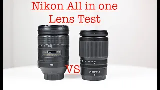 Nikon Z 24-200mm VS Nikon 28-300mm. The All in one Lens test. Picture Quality, Focus breathing test