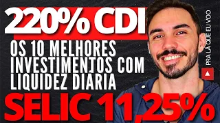 URGENTE! SELIC CAIU 11,25%: MELHORES INVESTIMENTOS PARA 2024 DA RENDA FIXA!  CDB, LCI QUAL O MELHOR?