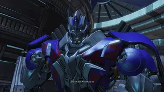 TRANSFORMERS - Rise of the Dark Spark Optimus VS Lockdown mission-gameplay (HD) 60fps