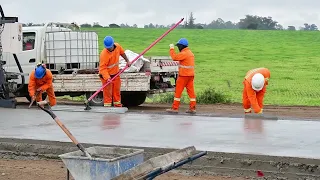 "LAS CALZADAS Y BANQUINAS DE HORMIGON DE LA RUTA 5 DURARAN MAS DE 20 AÑOS" INDICO CIGANDA