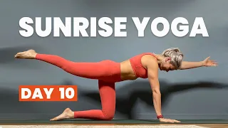 Sunrise Yoga Morning Stretch - 21 days of free live online yoga classes - (Day 10)