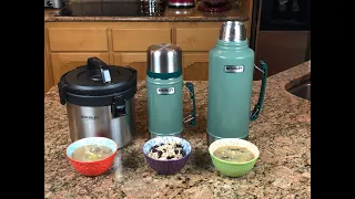 Thermos Jug Cooking