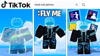 I Tested the CRAZIEST TikTok HACKS in ROBLOX BLADE BALL..