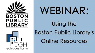 Using the Boston Public Library's Online Resources