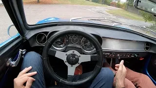 1969 Alpine Renault A110 1600S- POV Test Drive By Tedward (Binaural Audio)