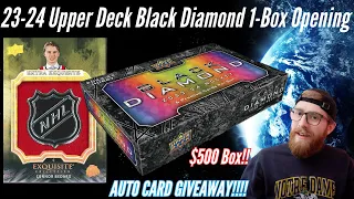 $500 Box Opening!! 2023-24 Upper Deck Black Diamond | BEDARD CHASE🔥