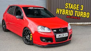 FLAT OUT in a 435bhp *HYBRID TURBO* MK5 GTI Edition 30!