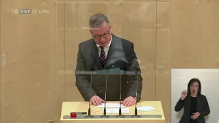 036 Werner Saxinger ÖVP   Nationalratssondersitzung zu Sonderpensionen vom 21 12 2020 um 1230 Uhr –