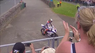 Peter Hickman finds out he's won the Senior Race TT 2018
