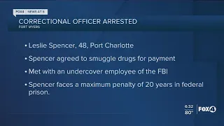 Correctional Officer accused of smuggling drugs