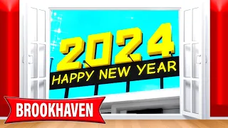 New Years 2024 UPDATE in Roblox Brookhaven RP TOMORROW?!