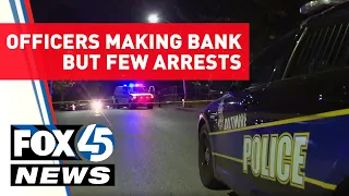 Baltimore Police Officers Making Bank, But Few Arrests