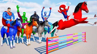 Superheroes Spiderman PRO 5 SUPERHERO TEAM Rescue Baby Spider Man from Bad Guy Joker Team
