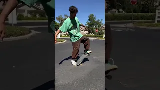 How to do a heelflip on a skateboard #skateboarding #heelflip #shorts