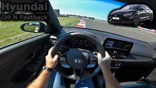 2021 Hyundai i30 Fastback N | POV test drive on a circuit #SlovakiaRing with "dead" front tyres