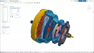 Planetary Gear Box Animation