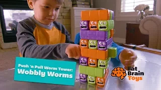 Push 'n Pull Worm Tower: Wobbly Worms