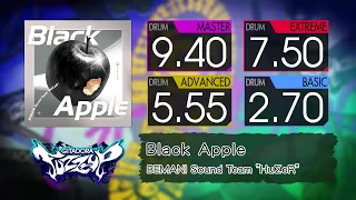 【GITADORA】 Black Apple (MASTER ~ BASIC) Drum