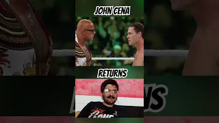 John Cena returns at Wrestlemania 40 || #wrestlemania #wwe #therock