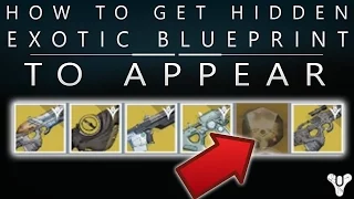 Destiny: How To Get The Secret Hidden Exotic Weapon Slot To Appear In Blueprints Vault