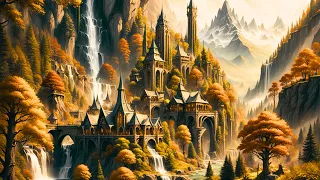 Rivendell Cozy Autumn🍂🍁🧡  Asmr Ambience | Lord Of the Rings Ambience