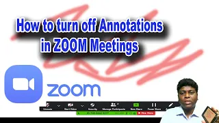 How to turn off annotations in zoom | How to Avoid Messy or Dirty writings on Zoom Presentation