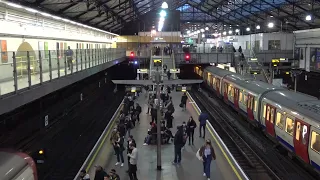 Timelapse of London Underground Trains at Earl's Court