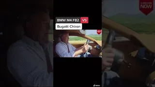 Bugatti Chiron vs BMW M4 race