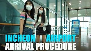 【4k 60fps】 SEOUL lNCHEON AIRPORT ARRIVAL PROCEDURE 🇰🇷 KOREA