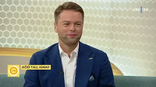 LRT TV - Farewell of Ignas Krupavičius to "Good morning, Lithuania" (29 April 2023)