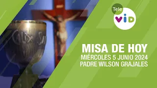 Misa de hoy ⛪ Miércoles 5 Junio de 2024, Padre Wilson Grajales #TeleVID #MisaDeHoy #Misa