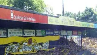 You'll never Walk alleng beim Spiel Aachen - Augsburg Tivoli Abschied