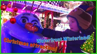 🎄Рождественский парк аттракционов Южный Уэльс Карусели Christmas attraction Waterfront Winterland!