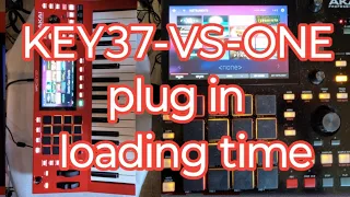 MPC KEY 37 vs MPC ONE PLUG IN LOADING TIME test