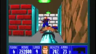 Wolfenstein 3D (100%) Walkthrough (E6M6)